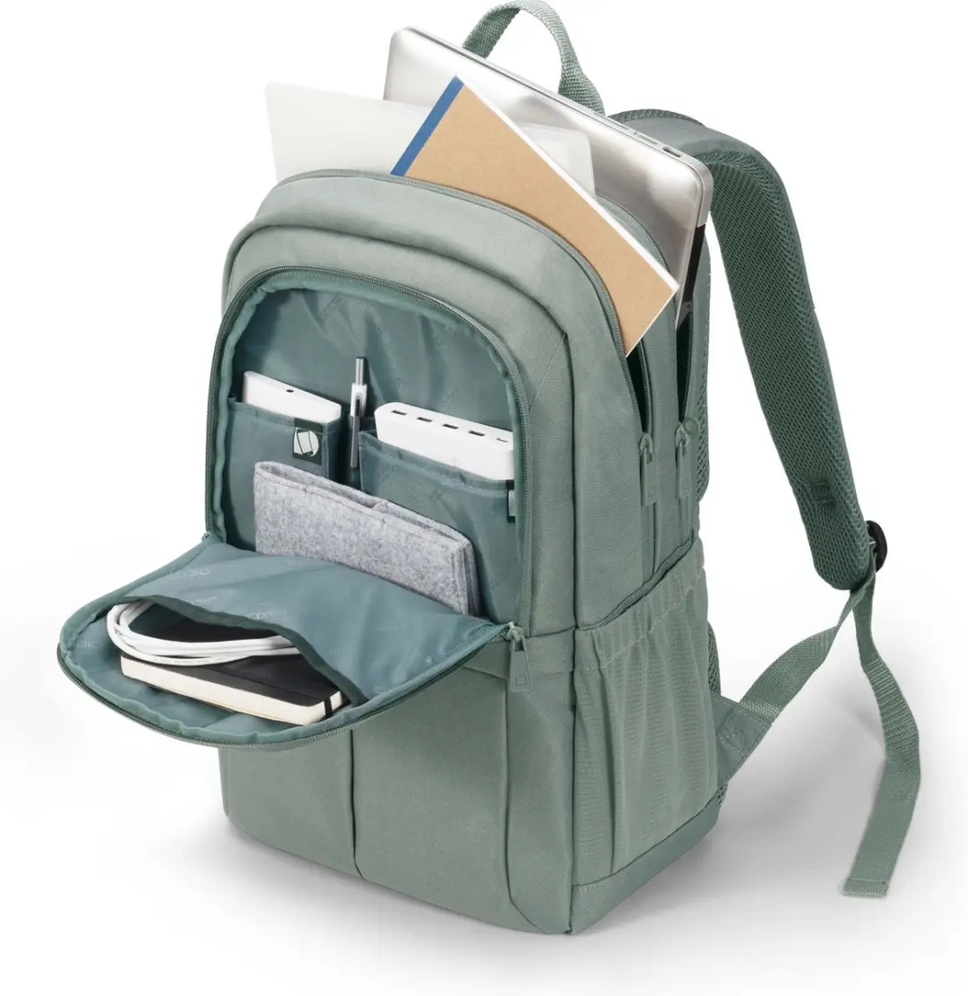 Dicota Eco Backpack Rugzak 19.5L - 16 inch - Grijs