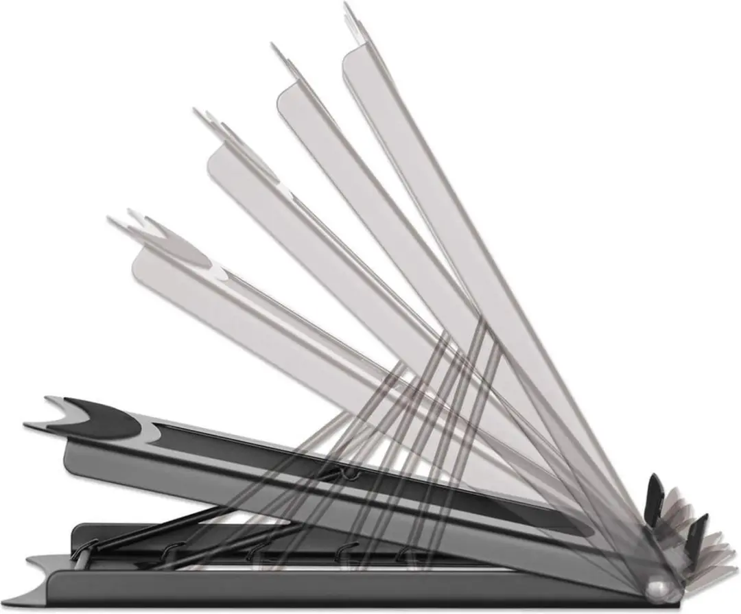 MH 462129 Foldable Laptop/Tablet Stand - 15.6 Inch - Zwart - afbeelding 6 van 6
