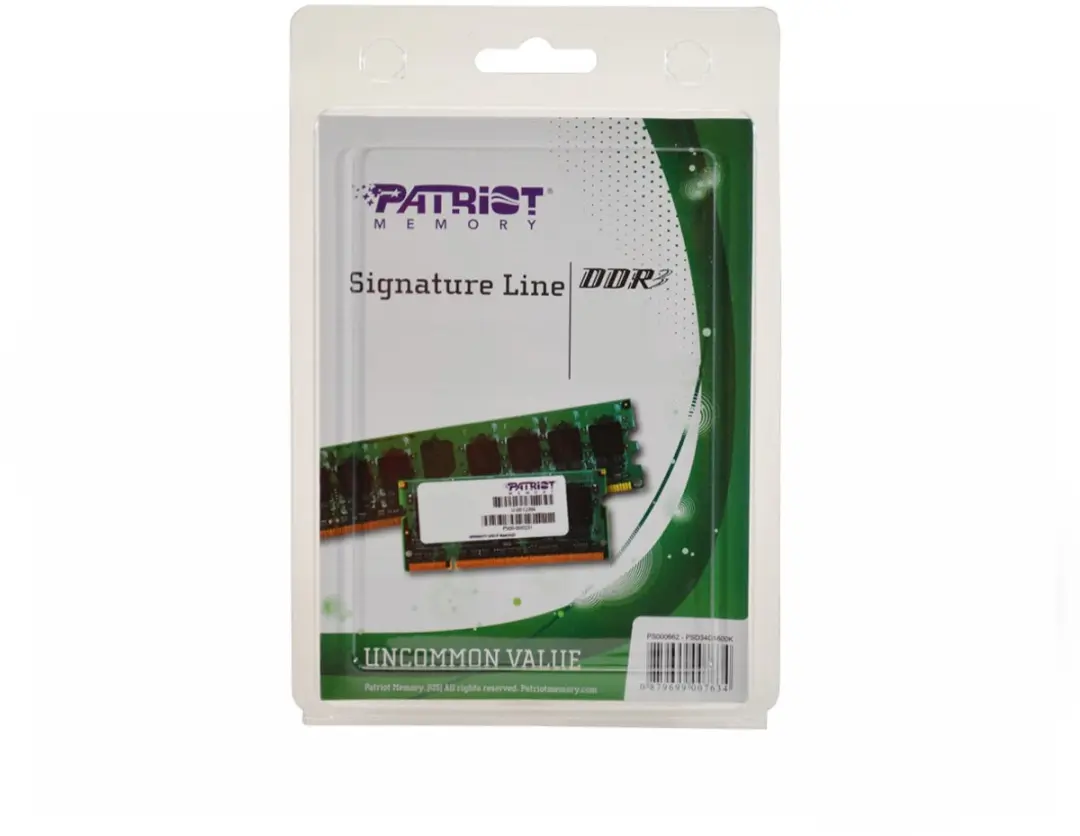 Patriot PSD34G160081S DDR3 1600MHz SO-DIMM - 4GB