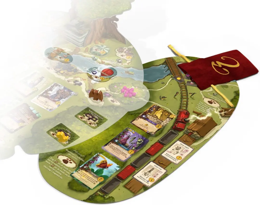 White Goblin Games Everdell Newleaf Uitbreiding - Treinstation & Beesten - WGG2301