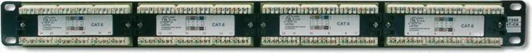 DN-91524U CAT 5e Patchpaneel 24-Ports - Onbekleed - Grijs