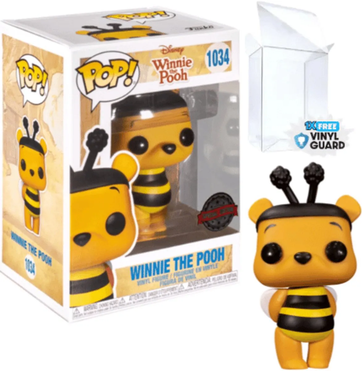 Funko Disney POP! Winnie the Pooh Bee Edition Vinyl Figure - 9cm - Multi