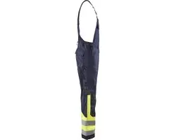 Blåkläder Arbeitslatzhose 28901512 - Maat 50 - Marineblauw/High Vis Geel - afbeelding 5 van 6