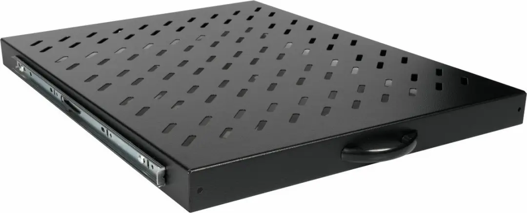 Equip Fachboden 19" 1U 80cm Zwart