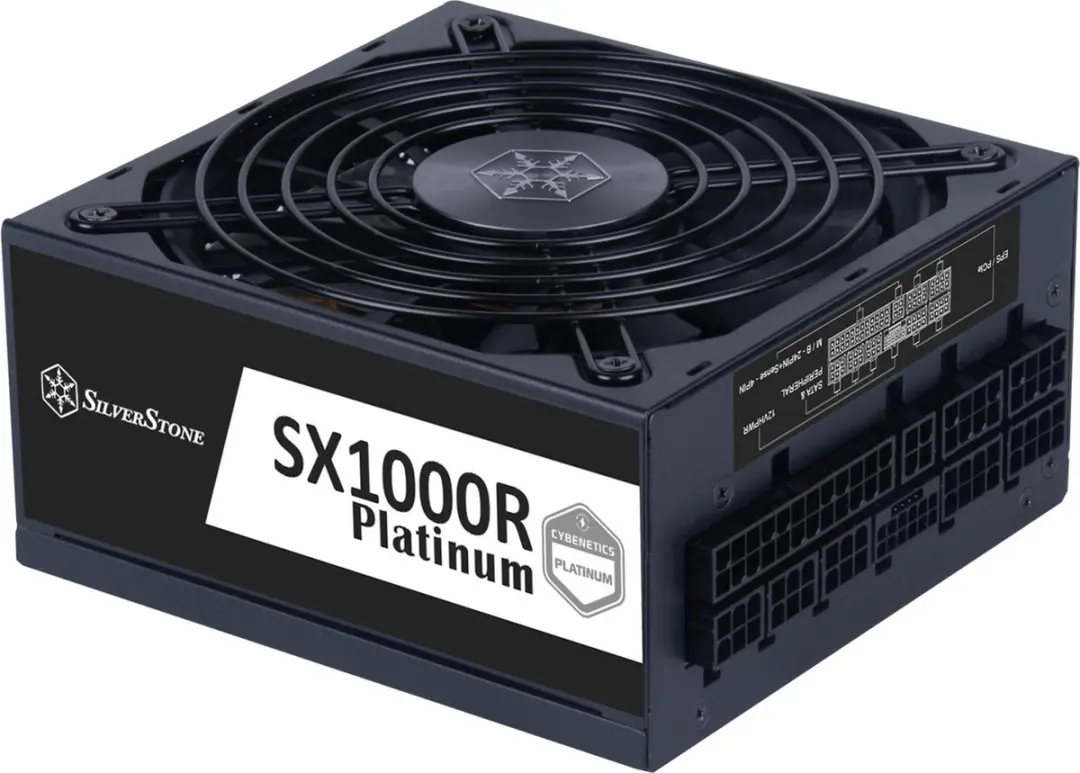 SilverStone SX1000R-PL SFX Voeding 1000W - Zwart