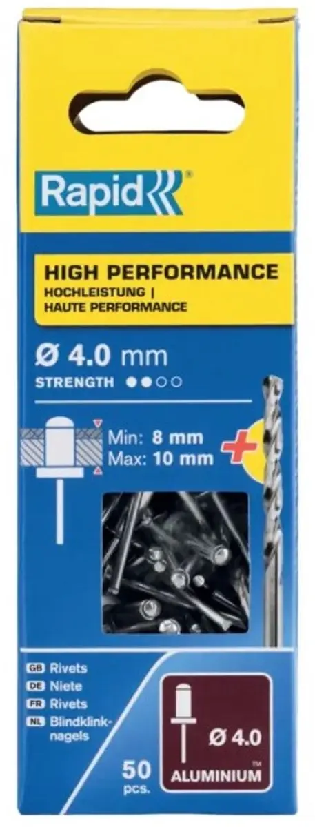 Rapid High Performance Klinknagel 5000385 - 50 Stuks