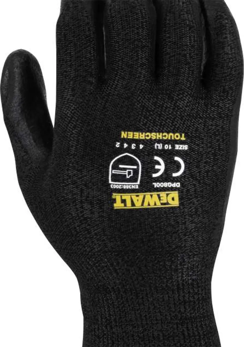 DeWalt DPG800 Snijbestendige Handschoenen - L - Zwart