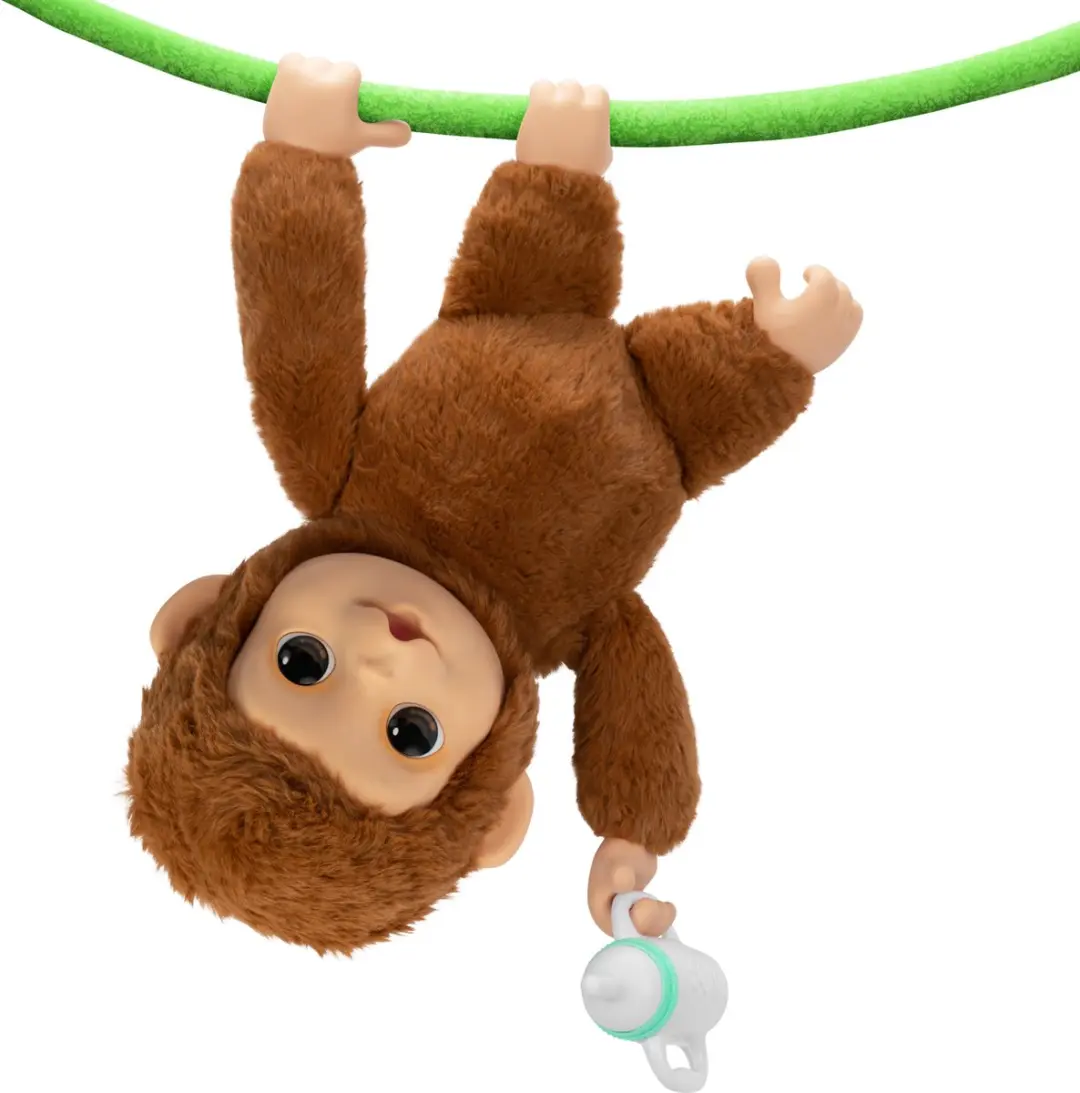 Little Live Pets My Baby Monkey Mango - Interactieve Knuffelaap - 3x AAA