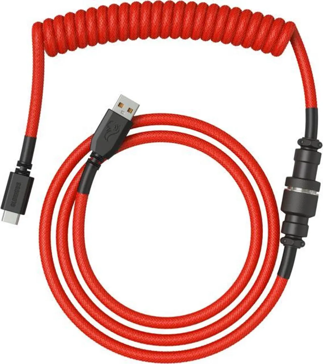 Glorious PC Gaming Race Coiled Kabel USB-C naar USB-A