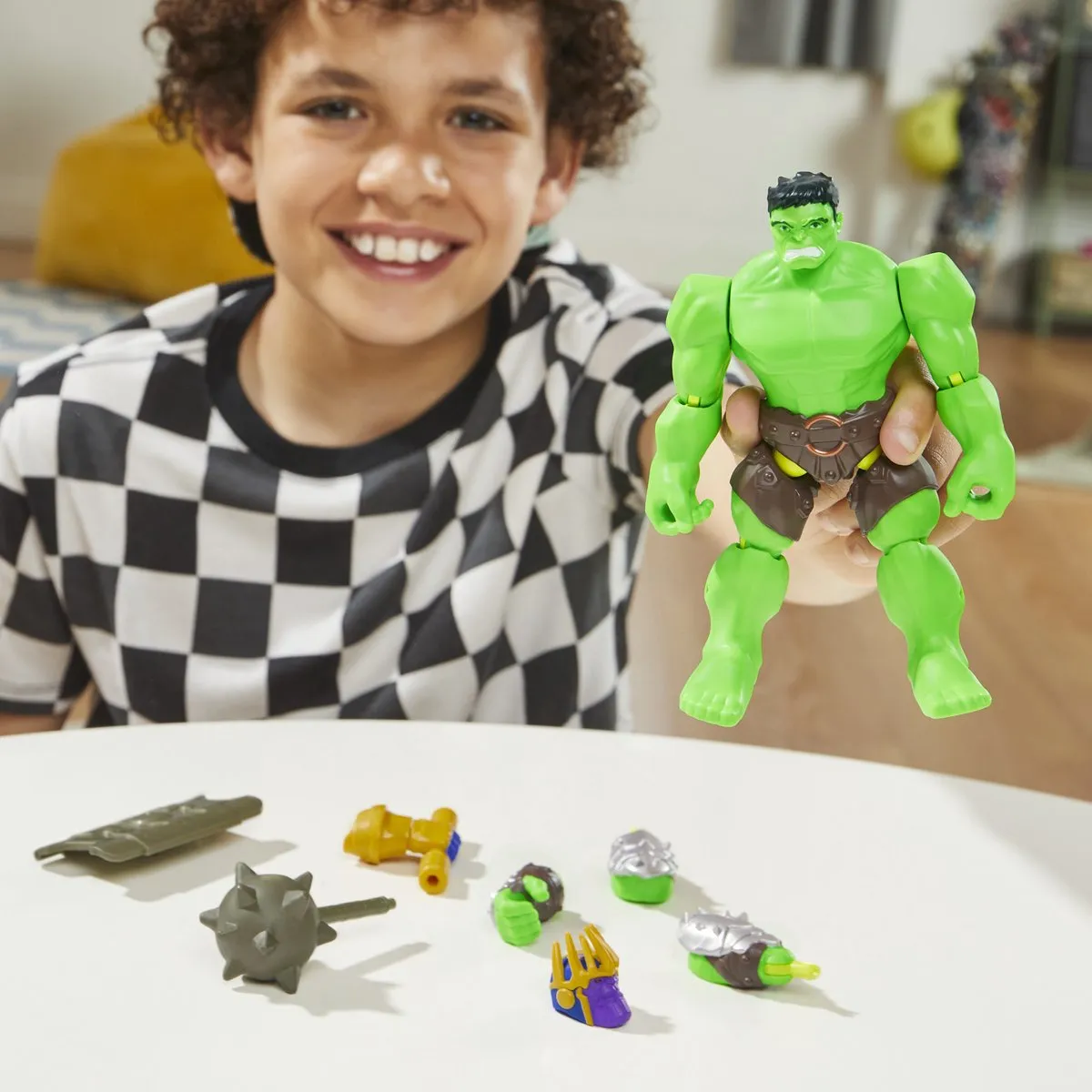 Hasbro Avengers Mixmashers Hulk Actiefiguur 12cm - Multicolor - afbeelding 6 van 6