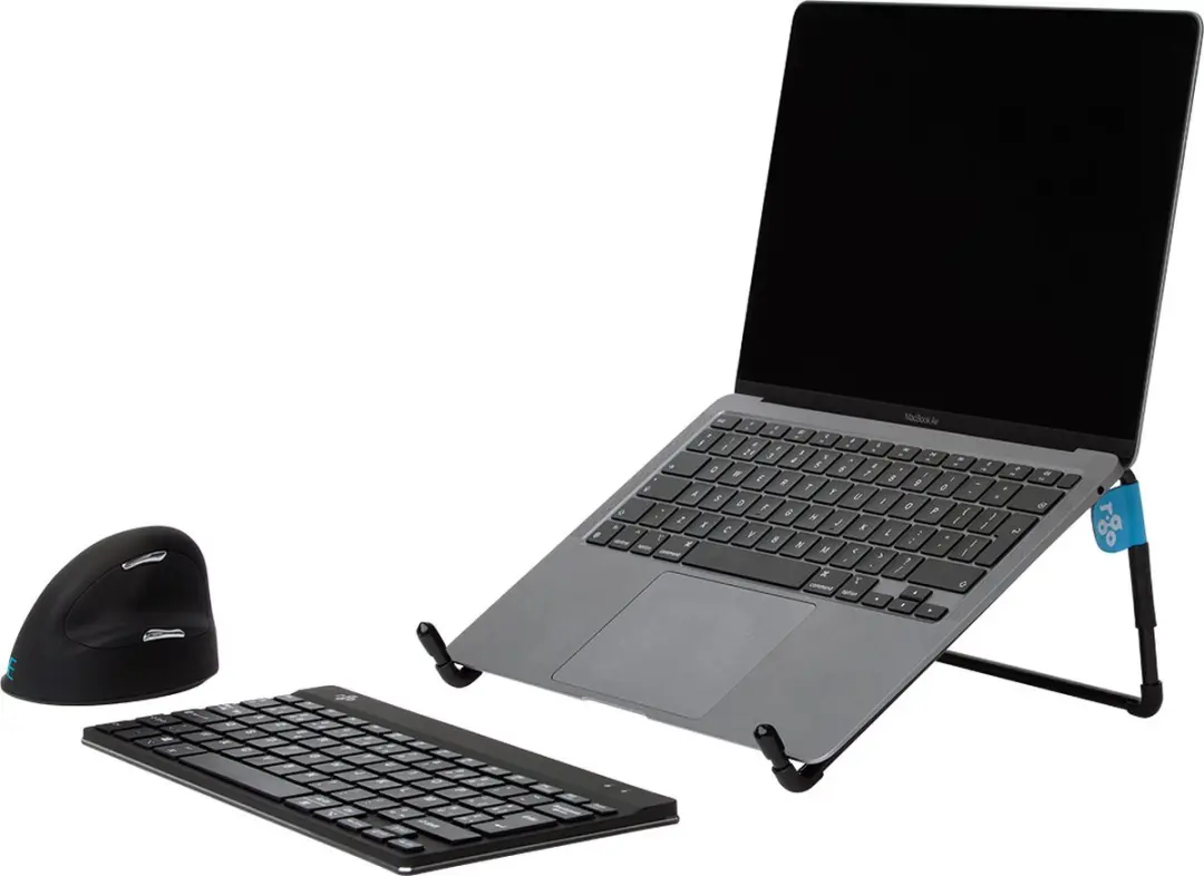 R-Go Steel Travel Laptopstand RGOSC015BL - 17-22" - Zwart - afbeelding 6 van 6