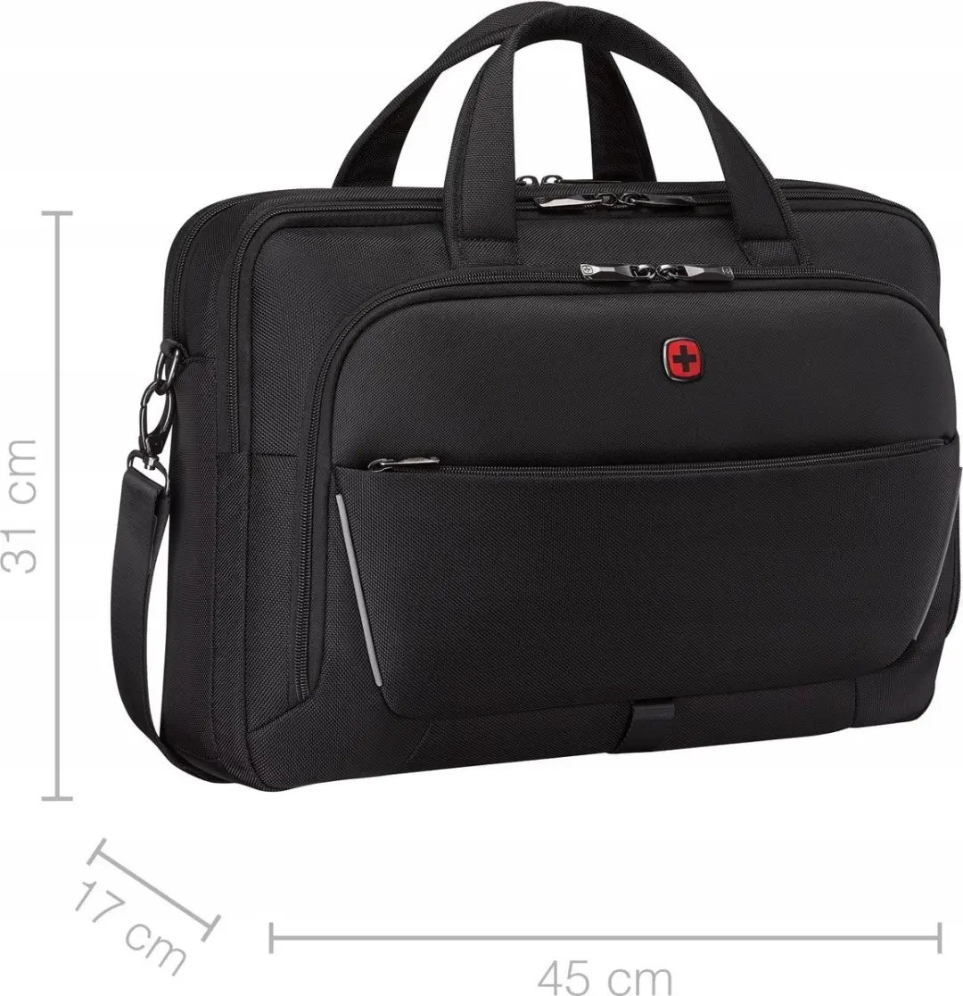 Wenger Meteor Laptoptas 17" - 653498 - Zwart