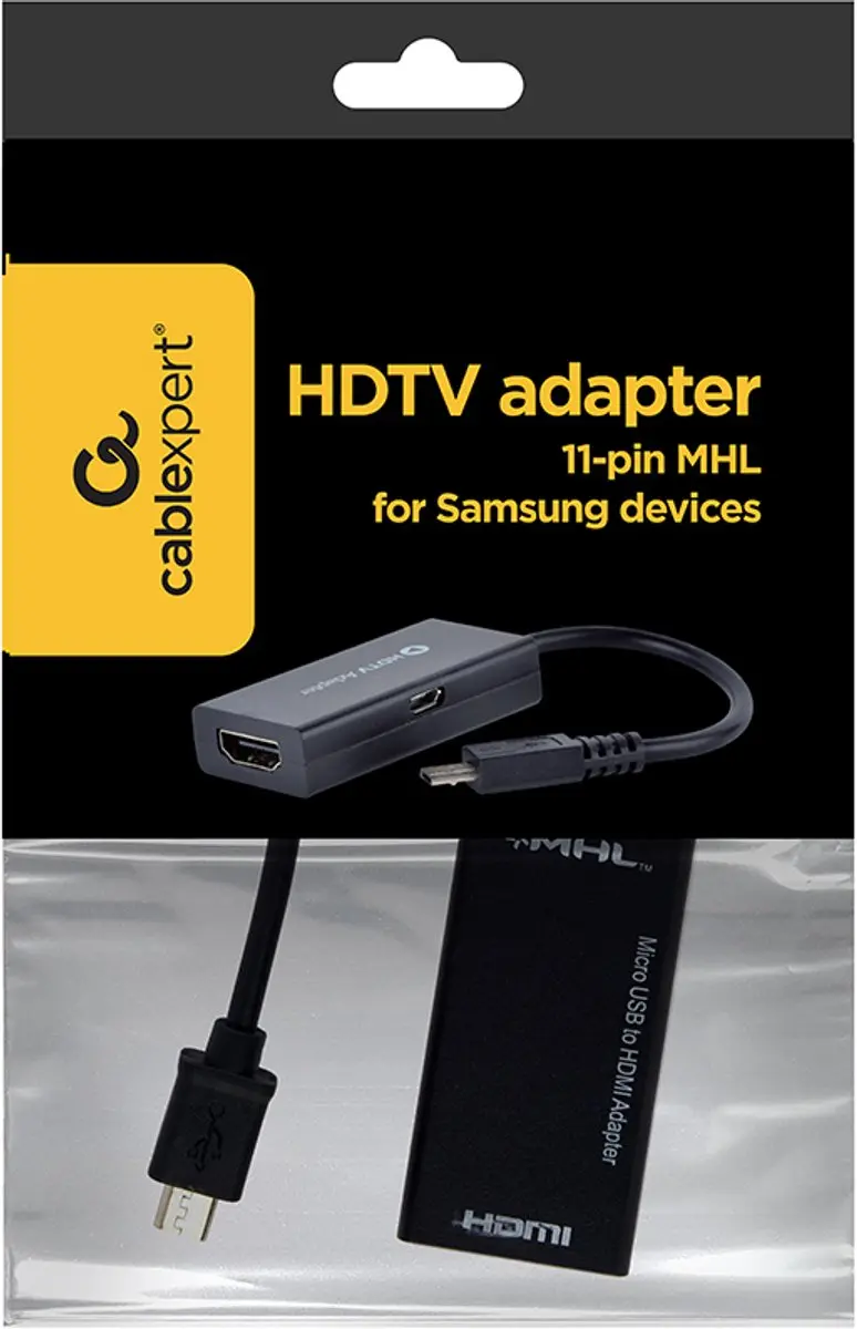 Cablexpert A-MHL-003 HDTV Adapter - Zwart