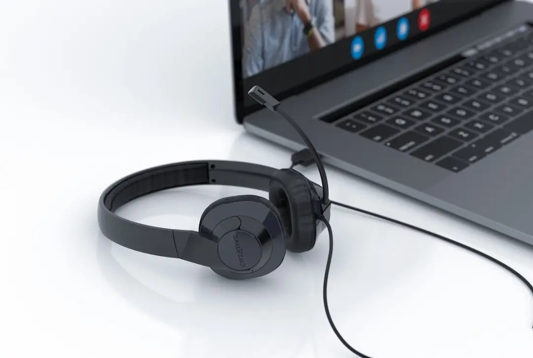 Creative HS-720 USB-Headset - Zwart - afbeelding 6 van 6