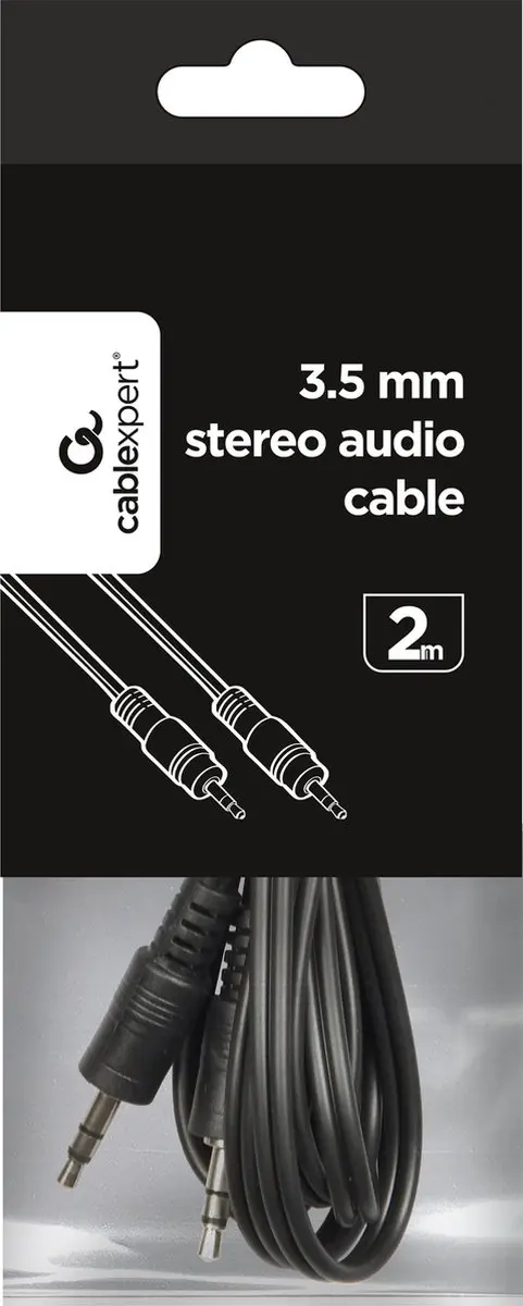 Cablexpert 3,5mm Jack Audiokabel - 2m - Zwart