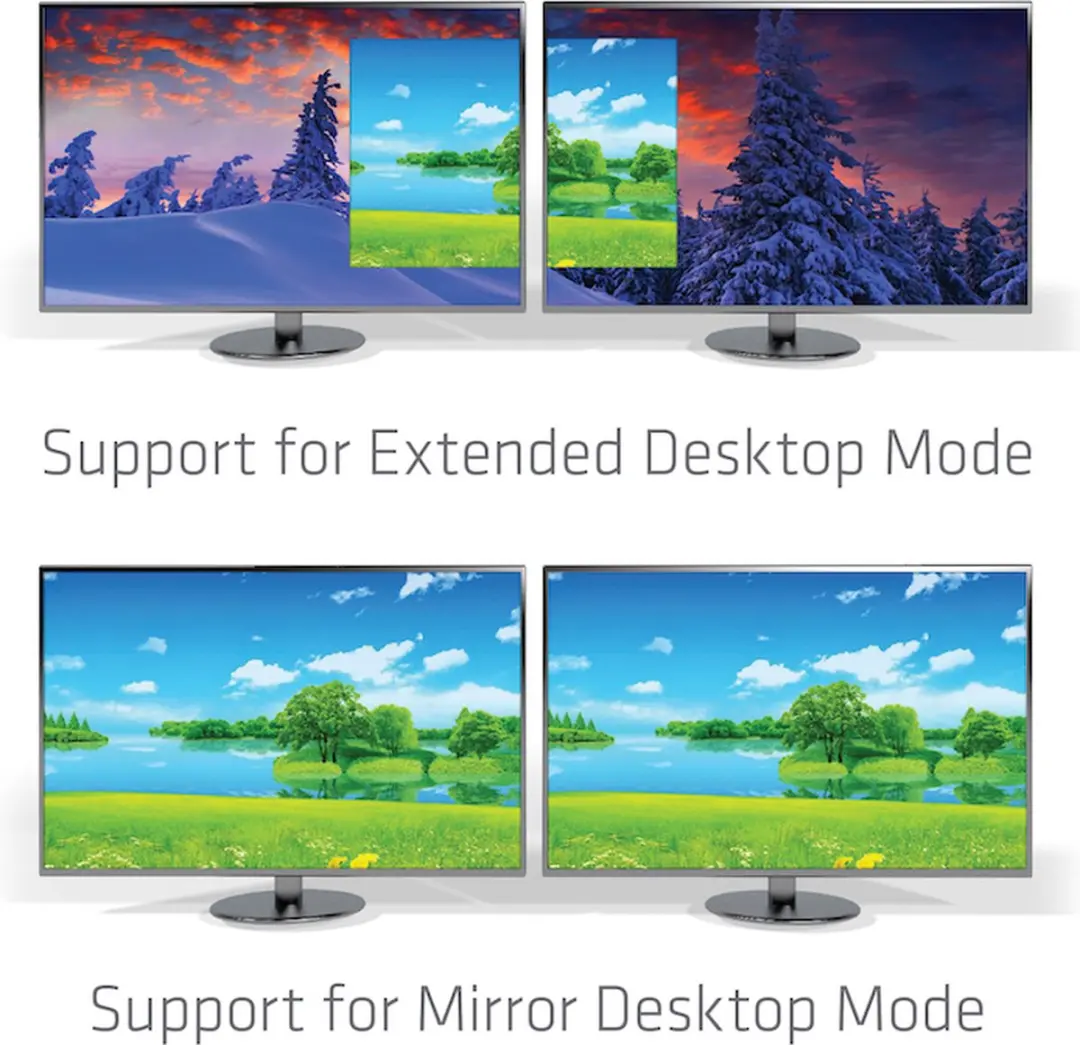 CLUB3D CSV-1555 USB-C naar DisplayPort Dual Monitor Hub - 4K60Hz - Zwart - afbeelding 6 van 6