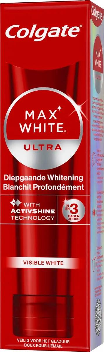 Colgate Max White Ultra Visible White Tandpasta - 2x75ml