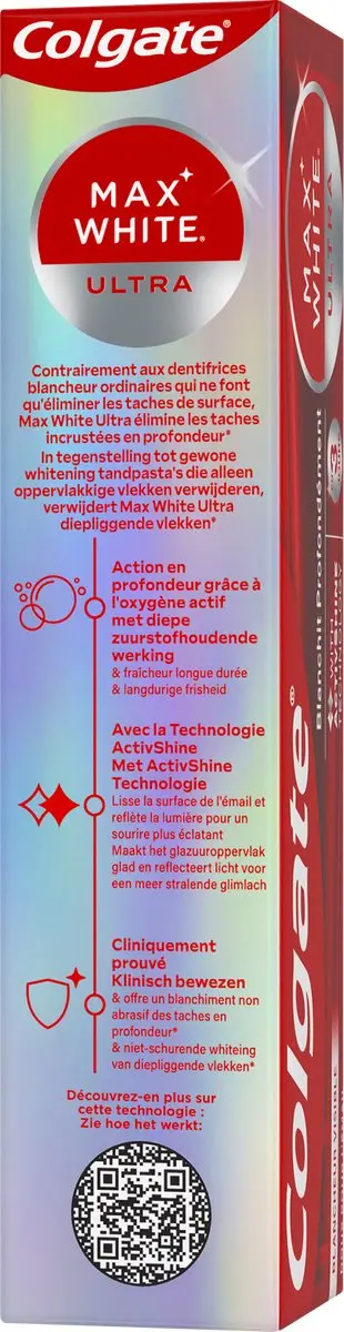 Colgate Max White Ultra Visible White Tandpasta - 2x75ml