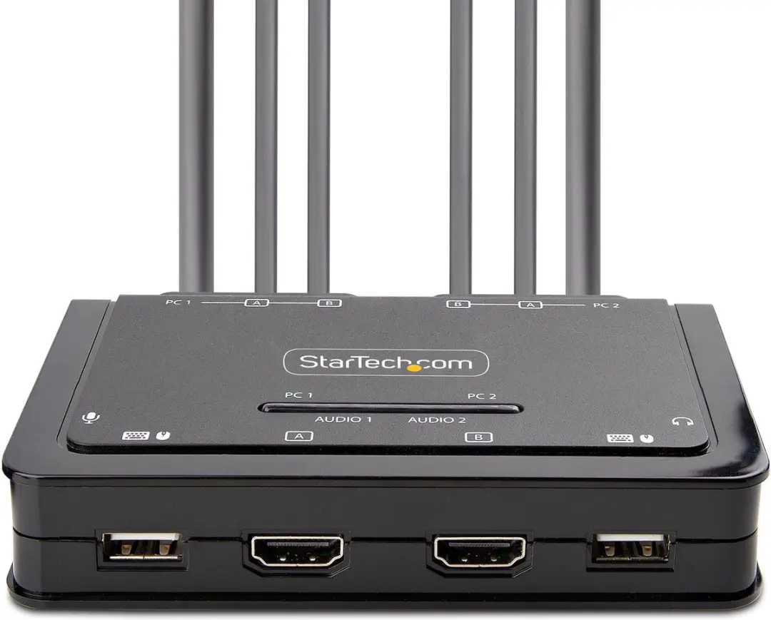 Startech C2-DH46-UA2-CBL-KVM KVM-Schakelaar - 1,5m - Zwart