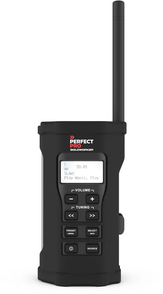 PerfectPro Soloworker SWBT2 Bouwplaatsradio