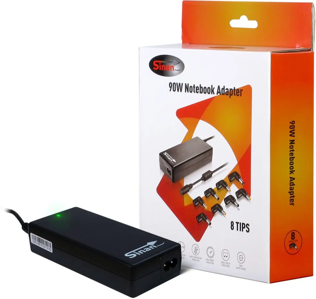 Inter-Tech UB-90HB Universele Notebookadapter 90W