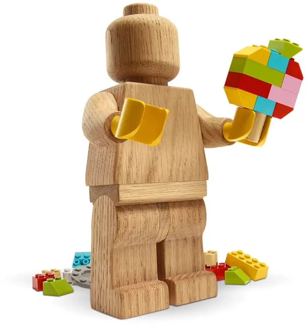 Lego Wooden Collection Minifiguur Bruin