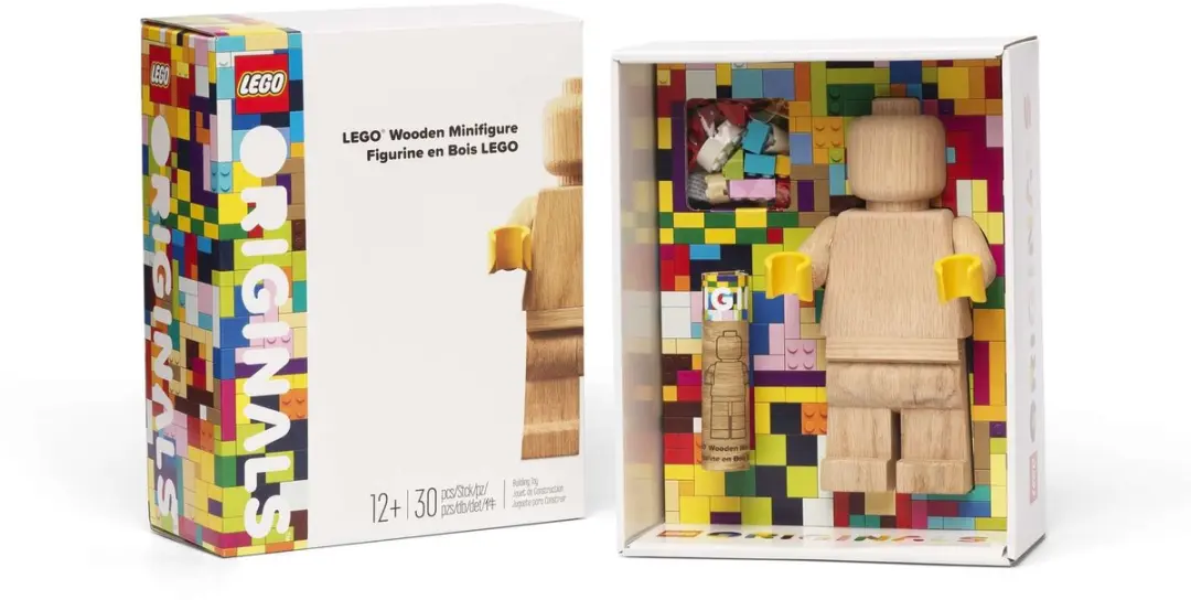 Lego Wooden Collection Minifiguur Bruin - Hout - 41058501