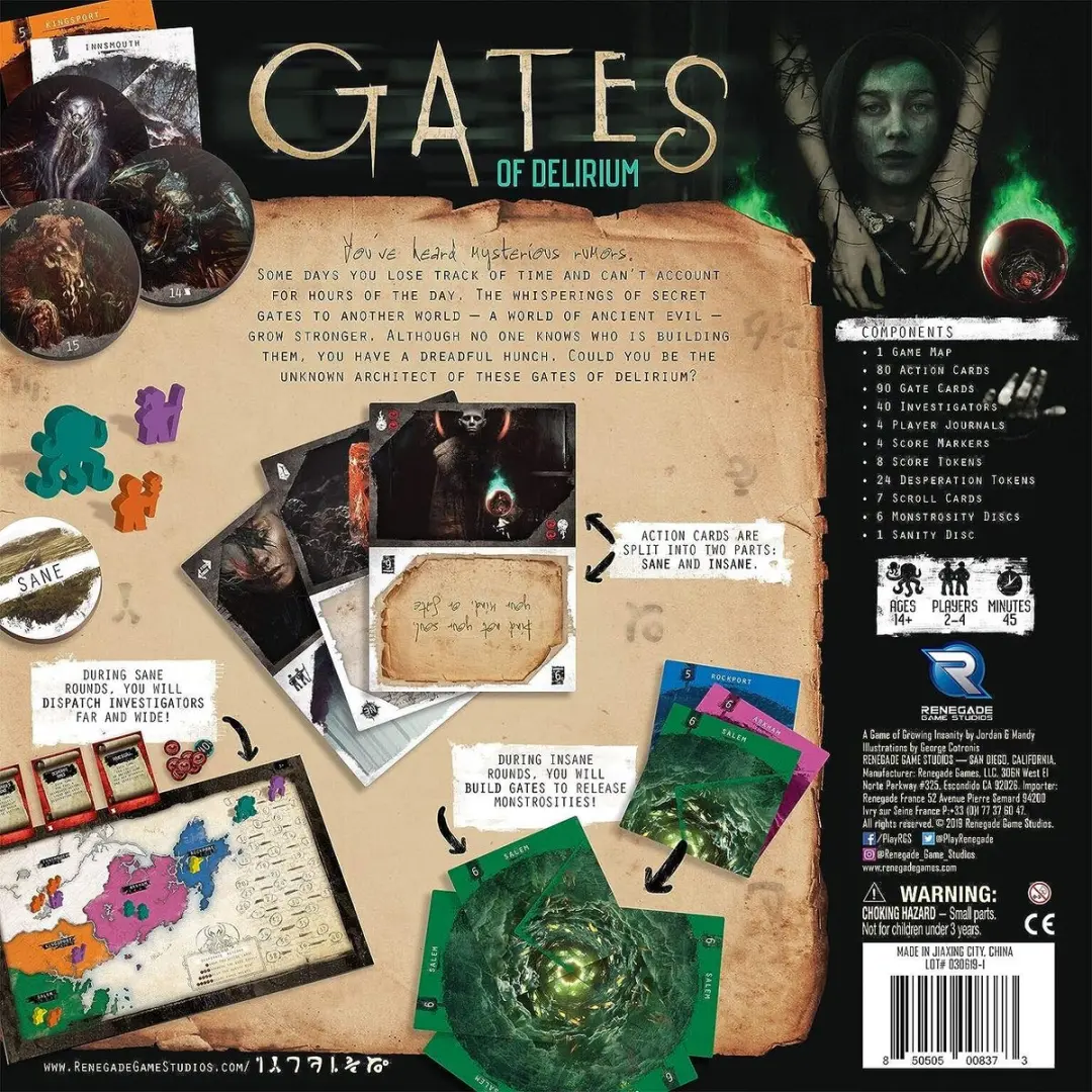 Gates of Delirium Kaartspel RGS00837 - 2-4 Spelers
