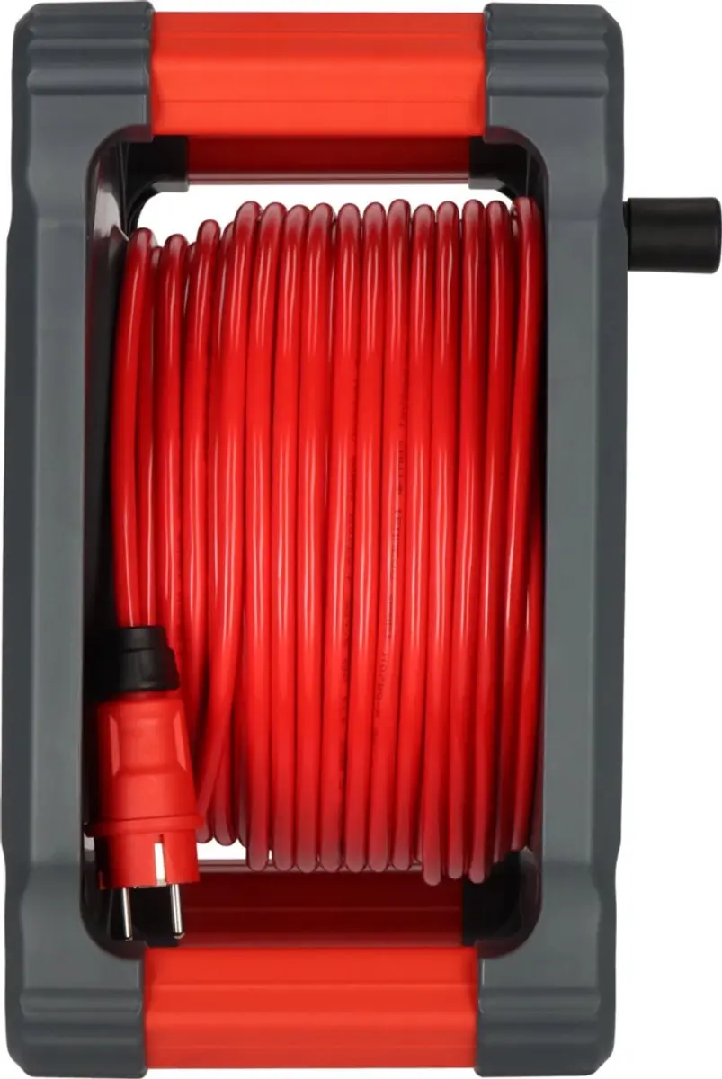Brennenstuhl Bouwkabelhaspel 50m H07BQ-F 5x 1,5mm² - Rood