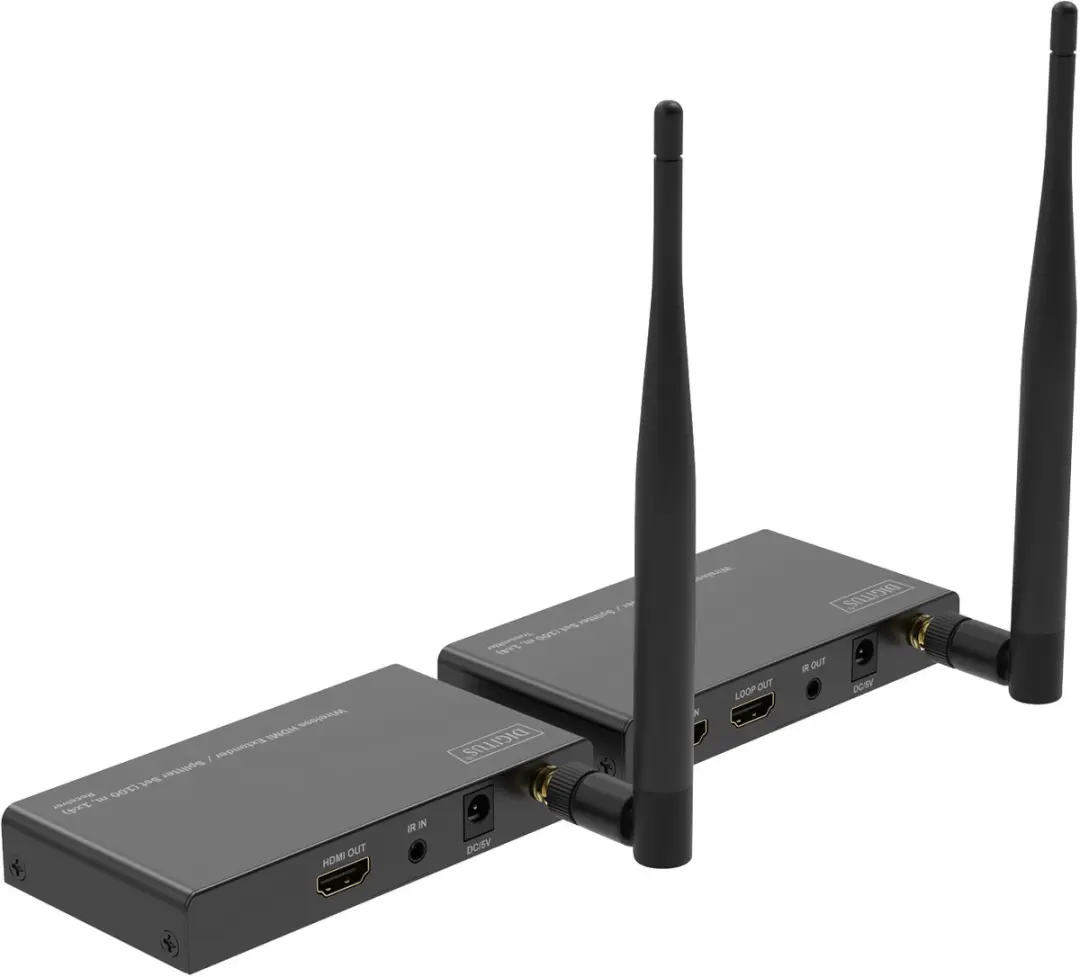 Digitus DS-55346 AV Extender - Zwart