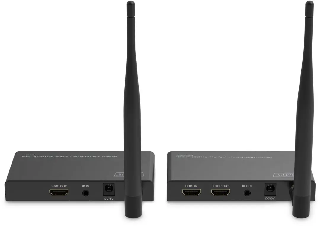 Digitus DS-55346 AV Extender - Zwart