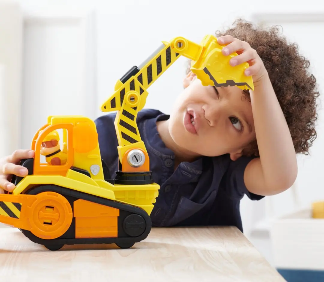 Rubble & Crew Bulldozer Bouwspeelgoed PAW Patrol - Rubble - 3x AAA