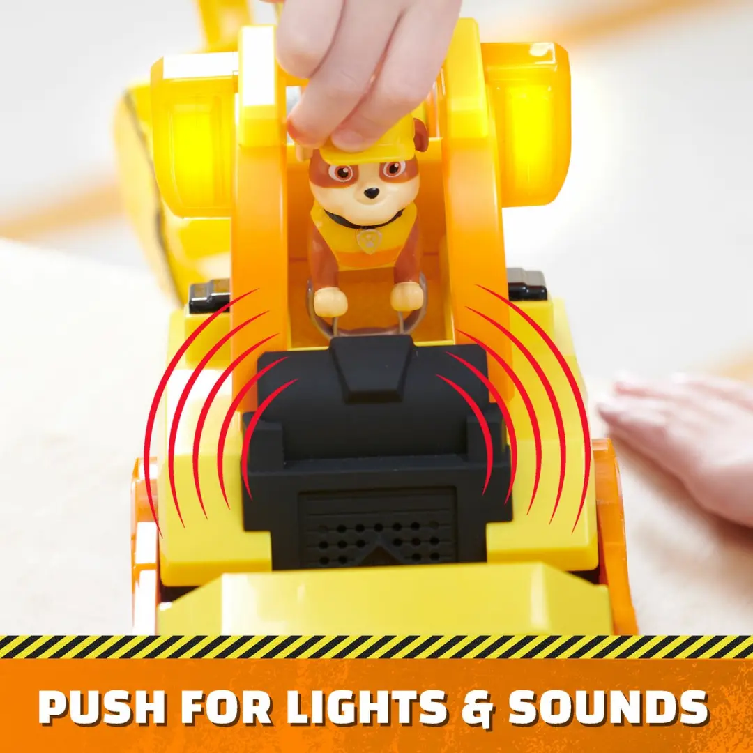 Rubble & Crew Bulldozer Bouwspeelgoed PAW Patrol - Rubble - 3x AAA