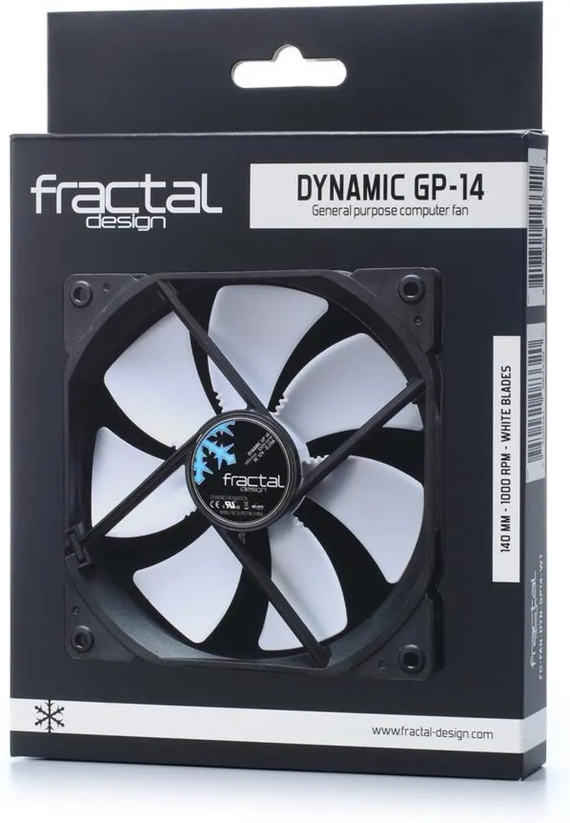 Fractal Design GP14 Dynamic GP14-WT Ventilator - Wit