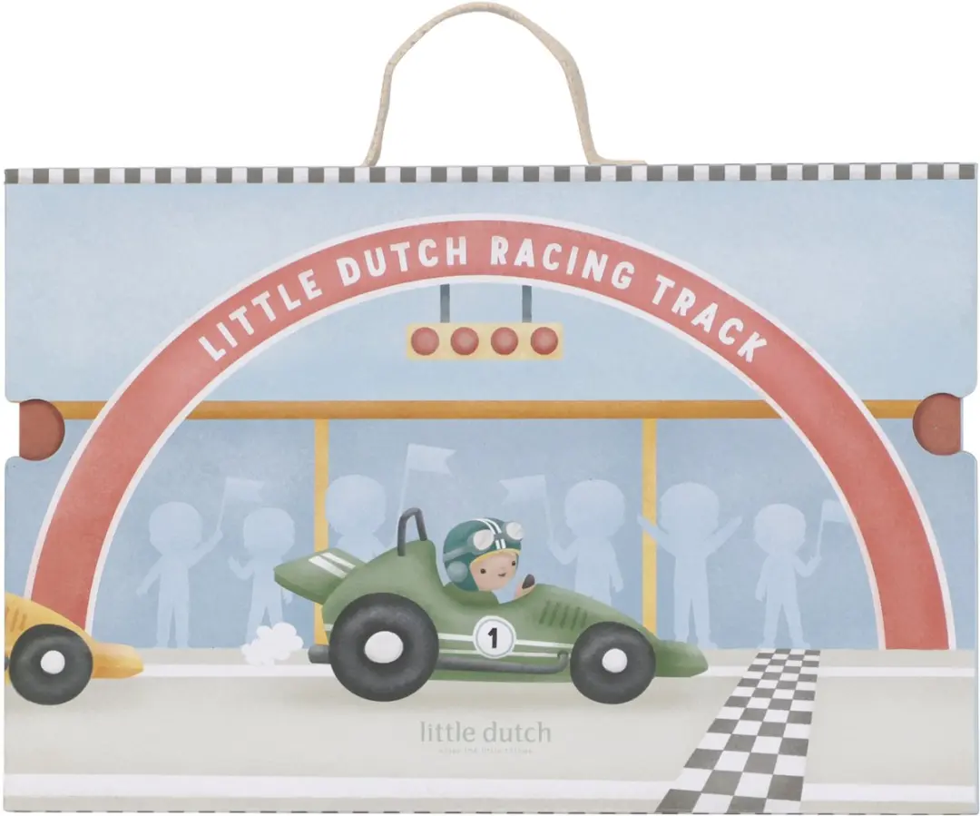 Little Dutch Speelkoffer Racebaan LD2524 - Multicolor