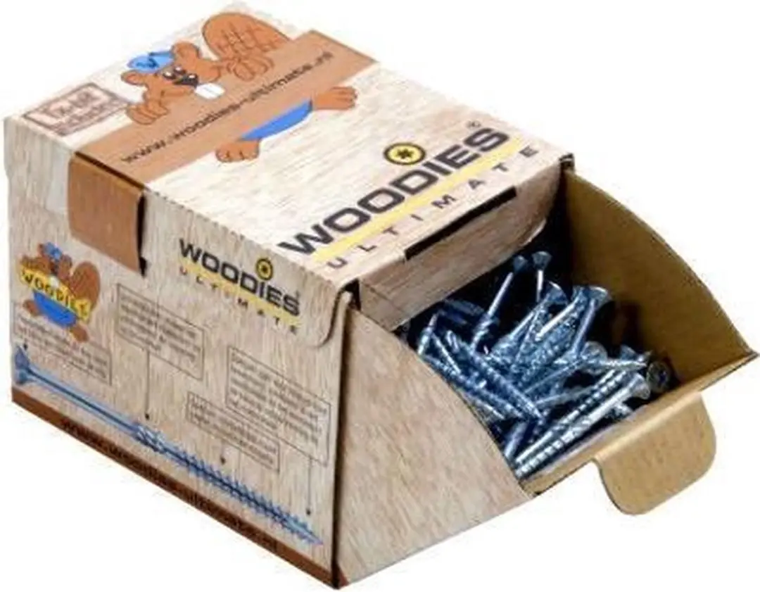 Woodies Ultimate Torx Verzinkt 4x40 Platverzonkenkopschroef - 200 Stuks
