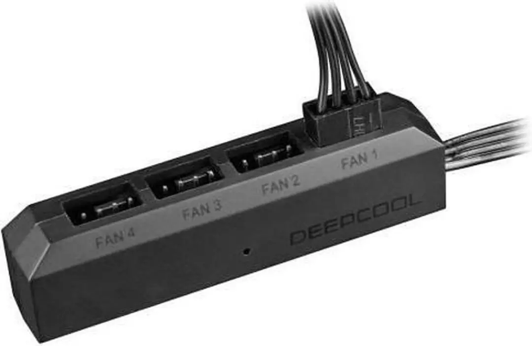 DeepCool FH-04 Mini 4-Port USB Hub - Zwart