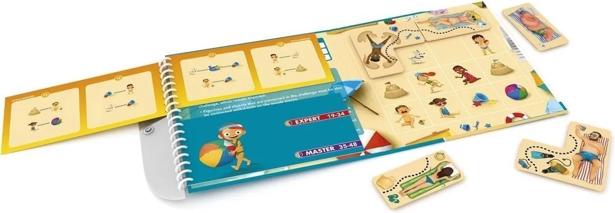 SmartGames Puzzle Beach SGT 300 Magnetische Denkpuzzel - 48 Uitdagingen