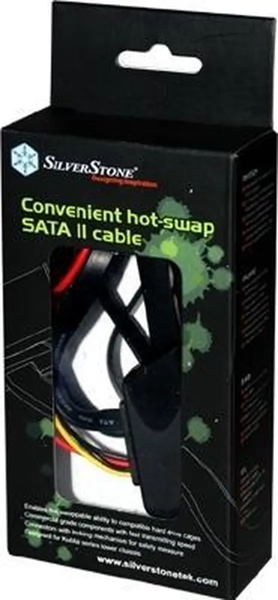 SilverStone CP05 Hot Swap Adapter - Zwart