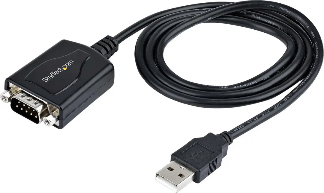 Startech 1P3FPC-USB-SERIAL USB Seriële Adapter RS-232 - Zwart