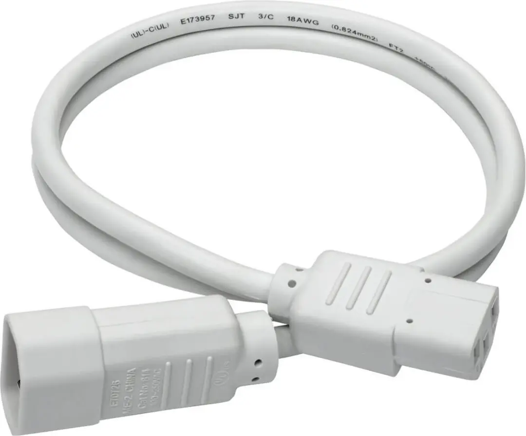 Tripp Lite P004-003-AWH Elektriciteitssnoer Wit 0,9m