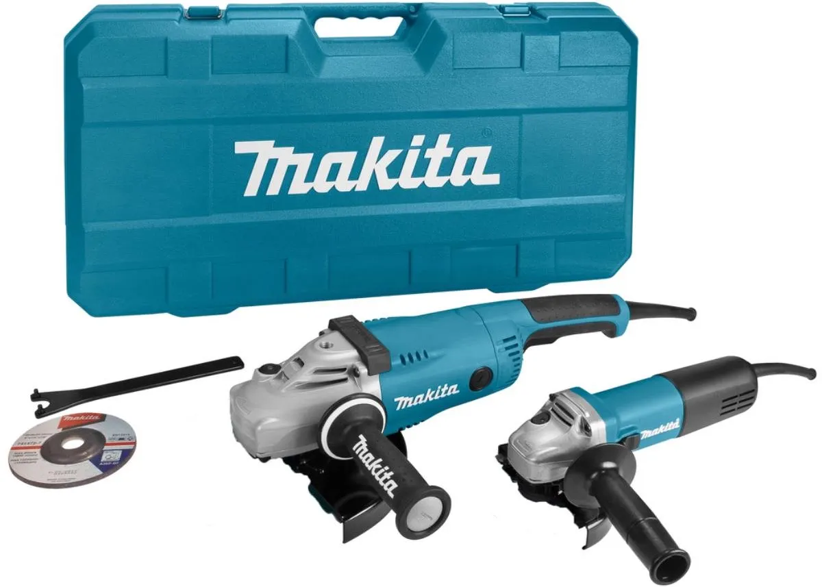 Makita DK0053G Haakse Slijper Set - 2200W - 230mm/125mm