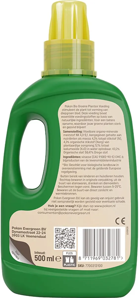 Pokon Bio Groene Planten Voeding 500ml