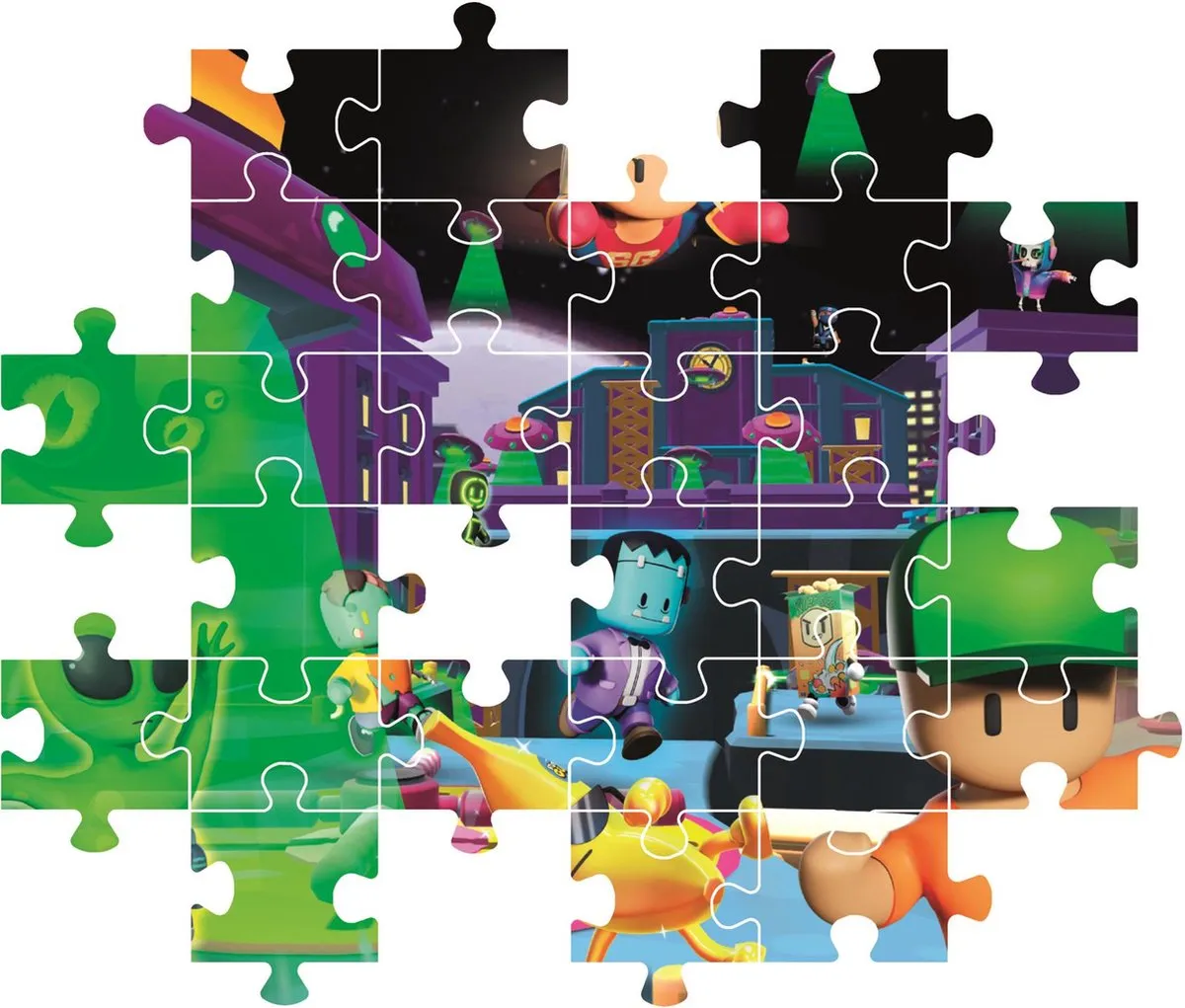 Clementoni Stumble Guys Kinderpuzzel 180 Stuks - Multikleur - afbeelding 4 van 6