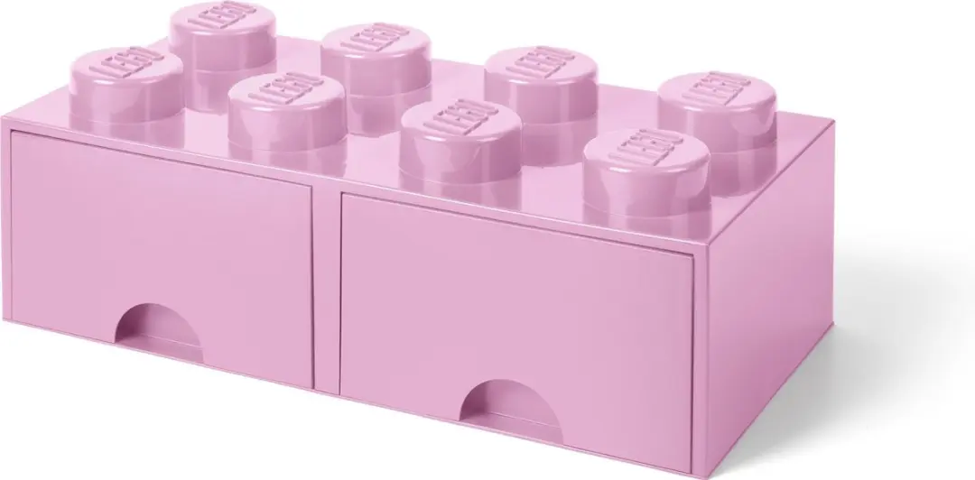 Opberglade Brick 8, Lichtroze