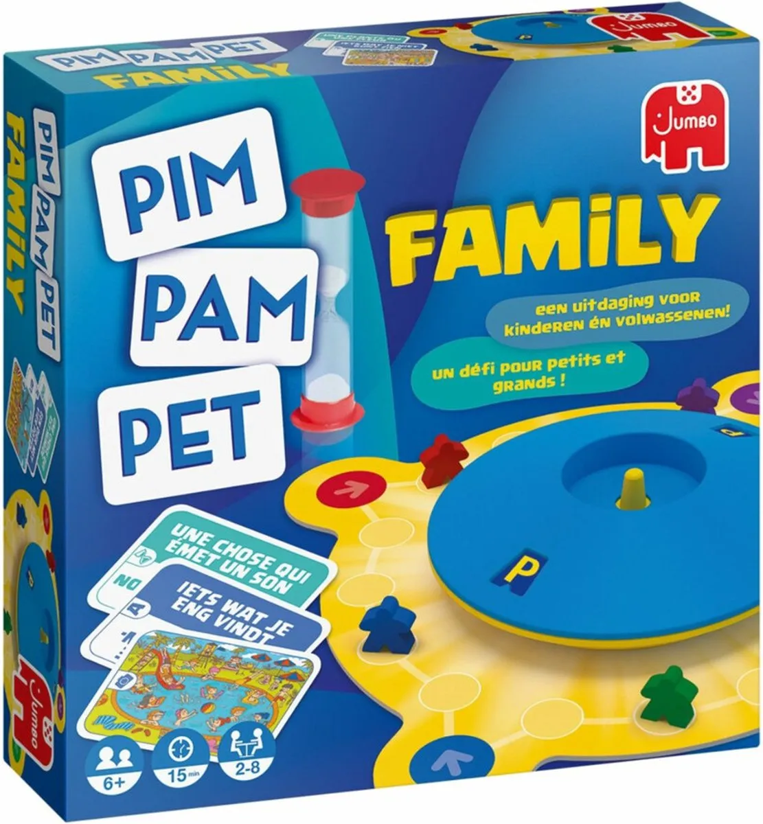 Jumbo Pim Pam Pet Family Bordspel - 8 Spelers