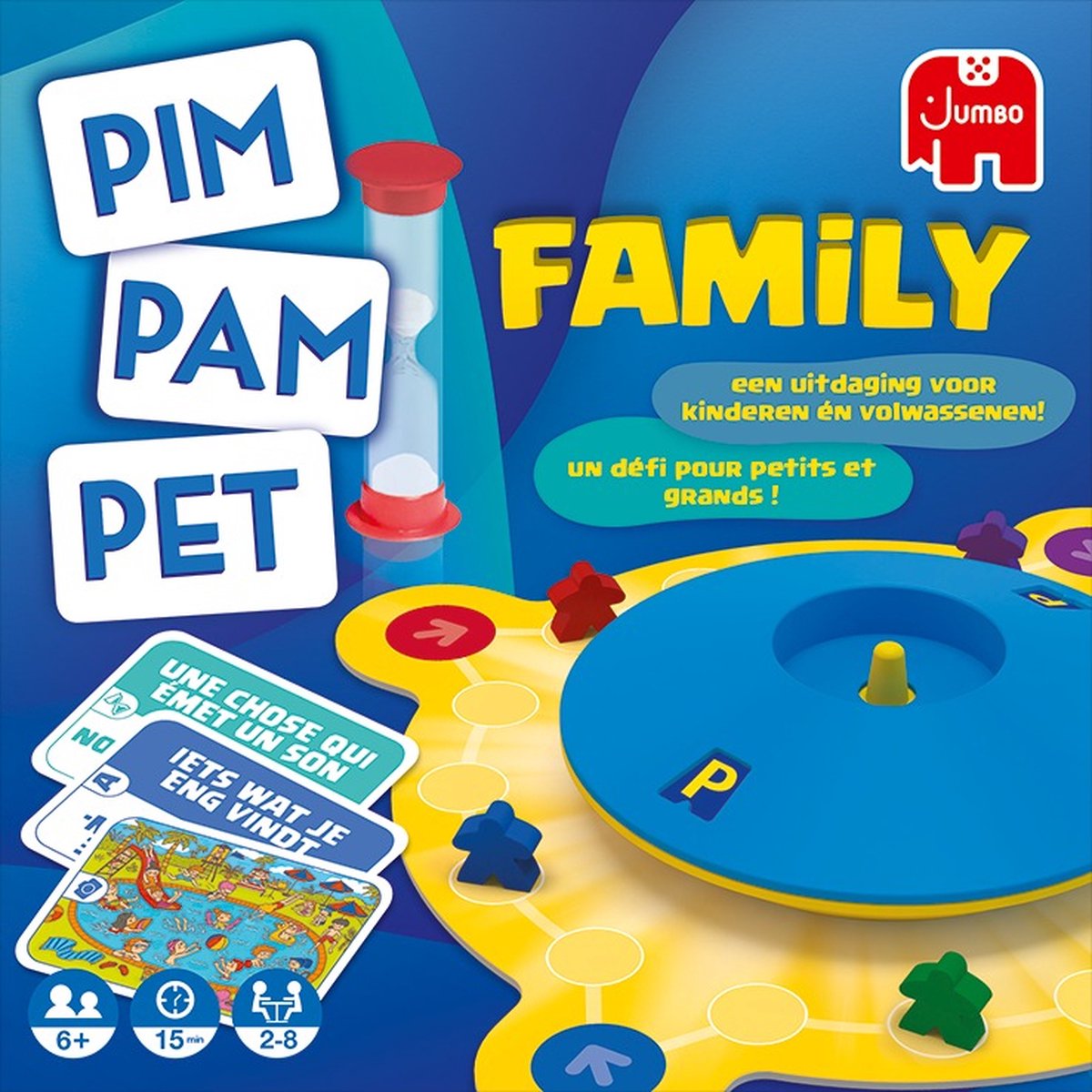 Jumbo Pim Pam Pet Family - Bordspel