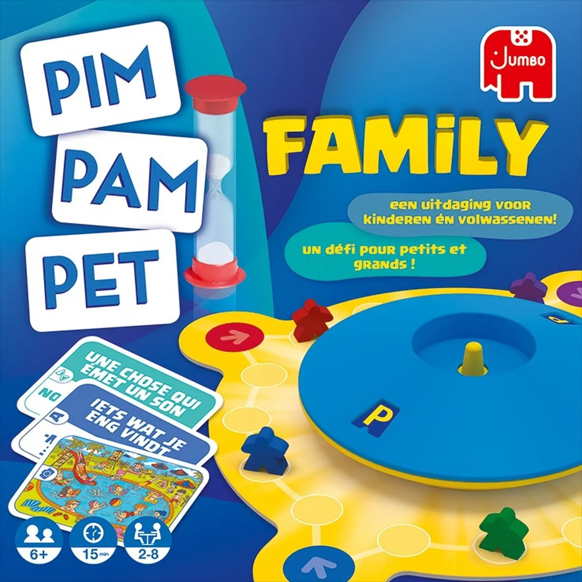 Jumbo Pim Pam Pet Family Bordspel - 8 Spelers