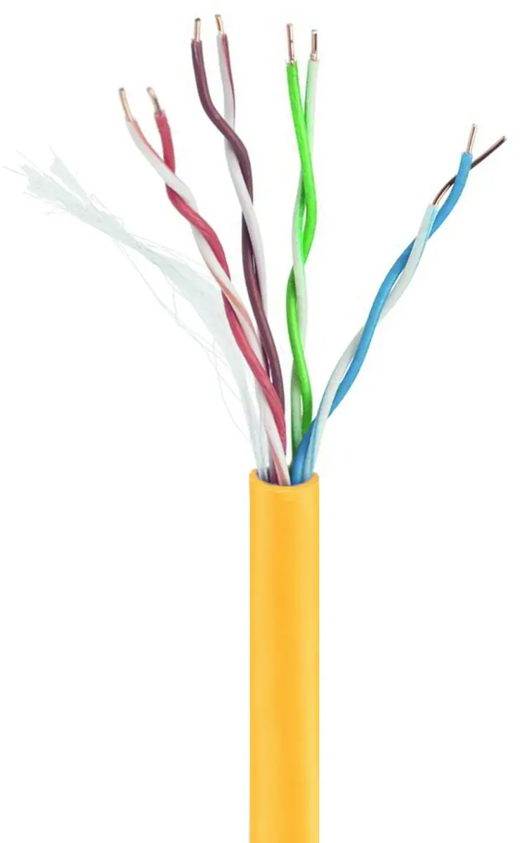 Cablexpert UTP Cat5E CCA Kabel 305m - Geel