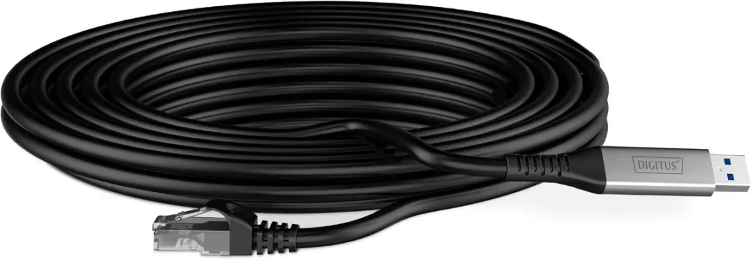 Digitus USB 3.0 Adapterkabel AK-300600-050-S - RJ45 - Zwart